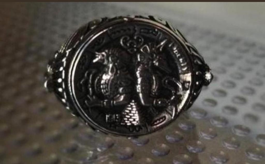 Outlaws Amsterdam Egyptische Ring, 18 tot 19, Gebruikt, IJzer of Staal, Ophalen of Verzenden