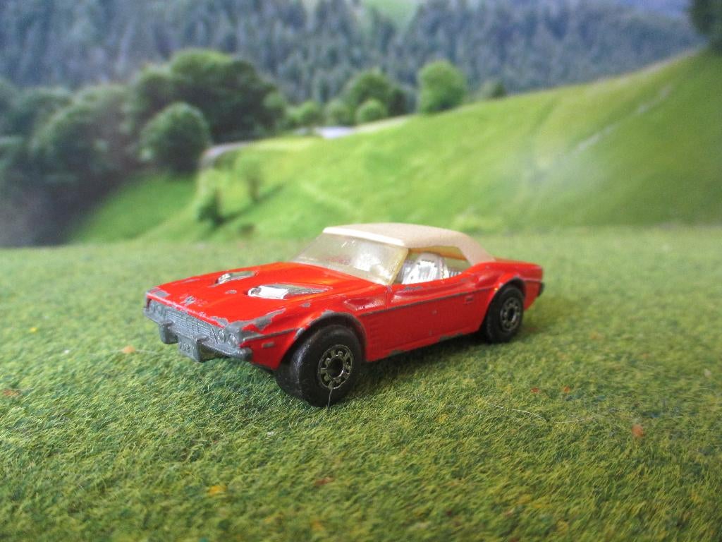 1:65 Dodge Challenger Matchbox Superfast CHROME INTERIEUR, Ophalen of Verzenden, Gebruikt, Auto