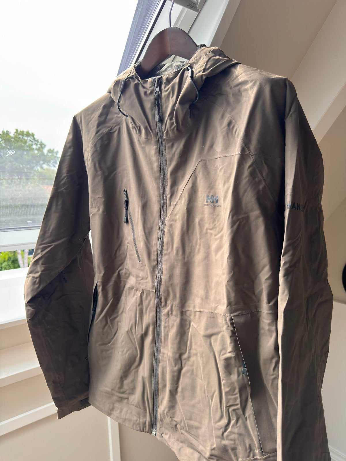 Helly Hansen Helly Tech regenjas - Maat L, Verzenden, Zo goed als nieuw, Maat 52/54 (L), Bruin