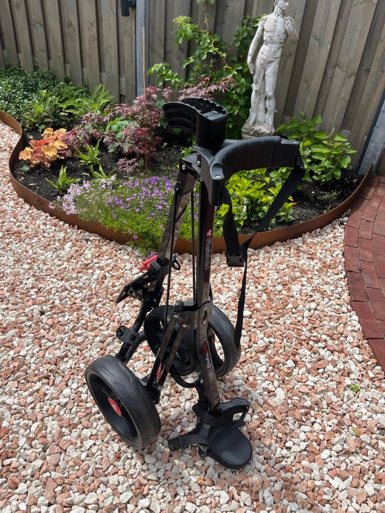 Fastfold Golfkar - Gebruikt, goede kwaliteit, Sport en Fitness, Golf, Ophalen, Gebruikt, Golfkar, Overige merken