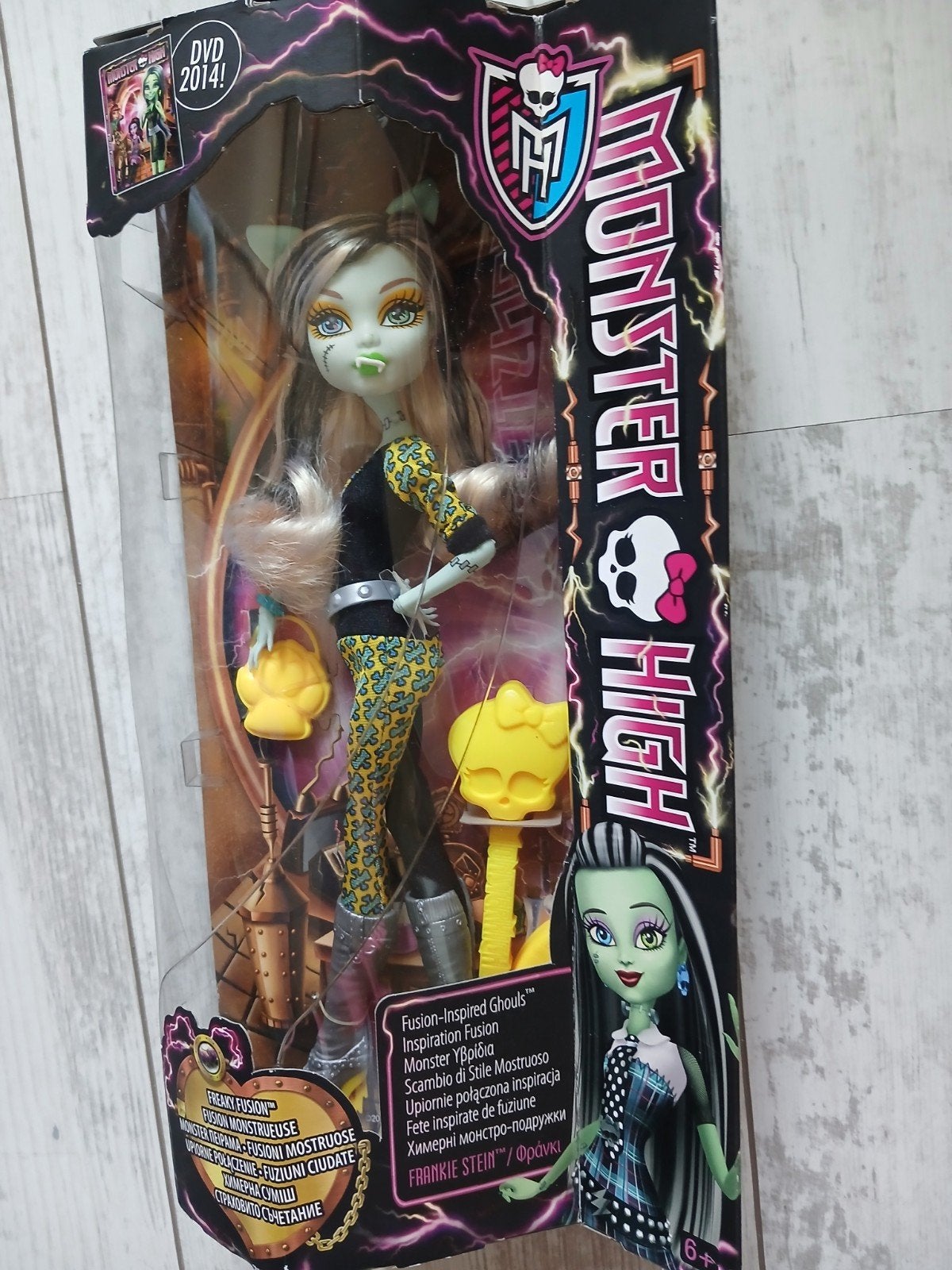 monster high freaky fusion frankie stein, Ophalen of Verzenden, Nieuw, Pop