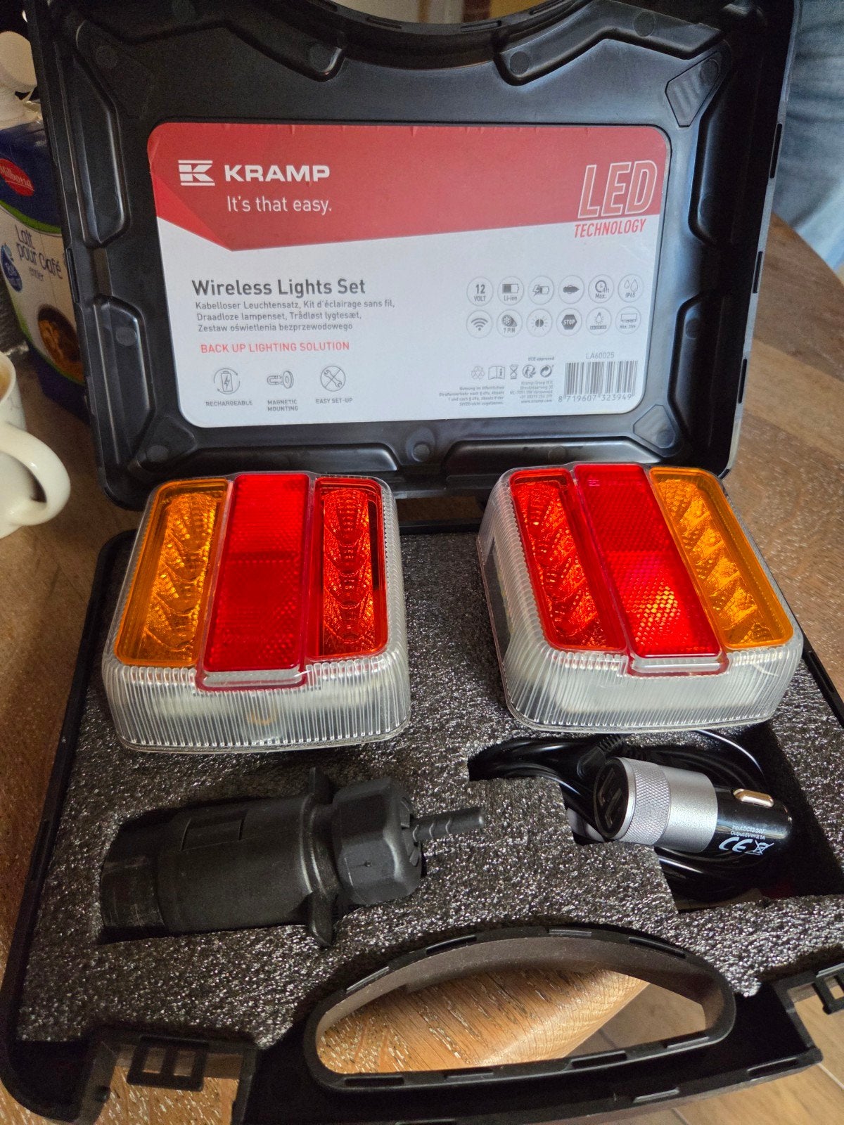 draadloze verlichting set magnetisch., Auto diversen, Aanhangwagen-onderdelen, Ophalen of Verzenden, Nieuw