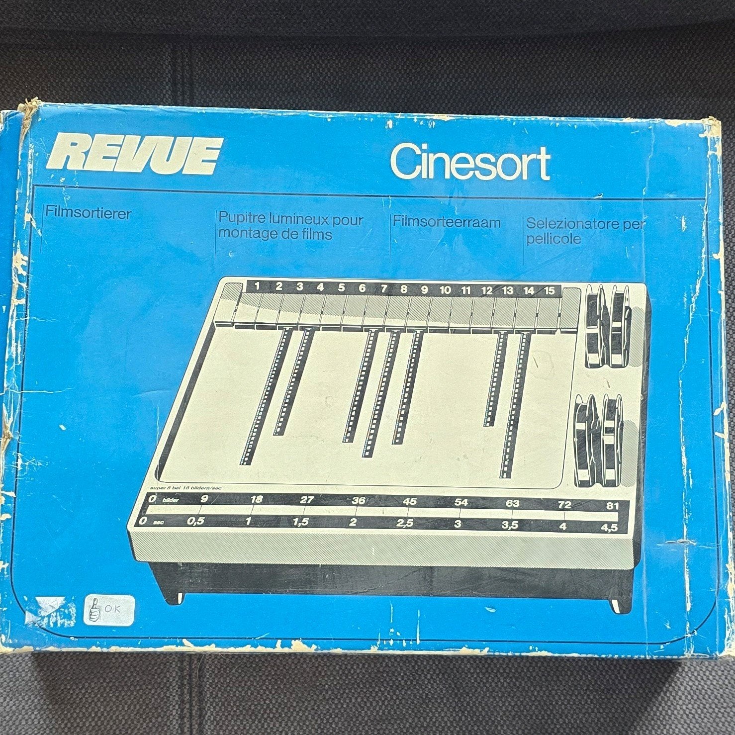 Revue Cinesort Filmsorteerder / Film Editor voor Super 8, Ophalen of Verzenden