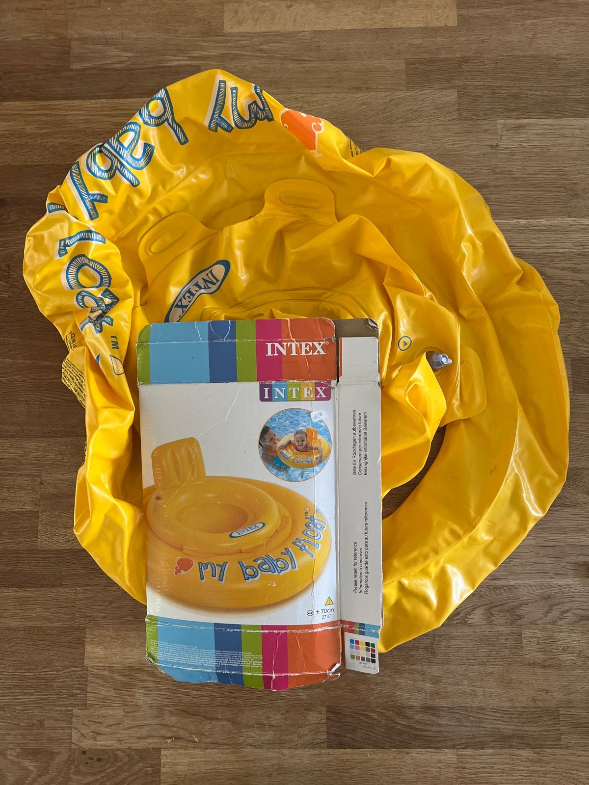 Intex Baby Float zwemband geel - My Baby Float, Ophalen, Nieuw, Overige typen