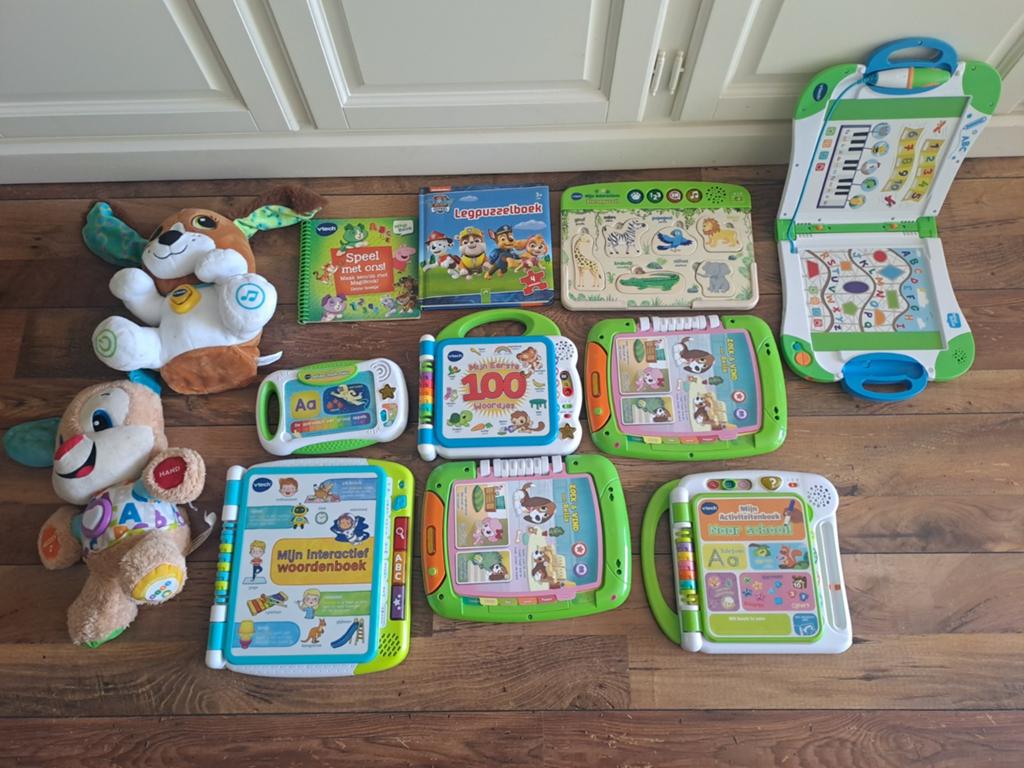 VTECH  leerzame kinder computers, Ophalen of Verzenden, Zo goed als nieuw, Jongen of Meisje