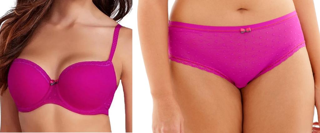 Panache Cleo Magenta bh en slip 80H 40, Panache, Ophalen of Verzenden, Roze, BH