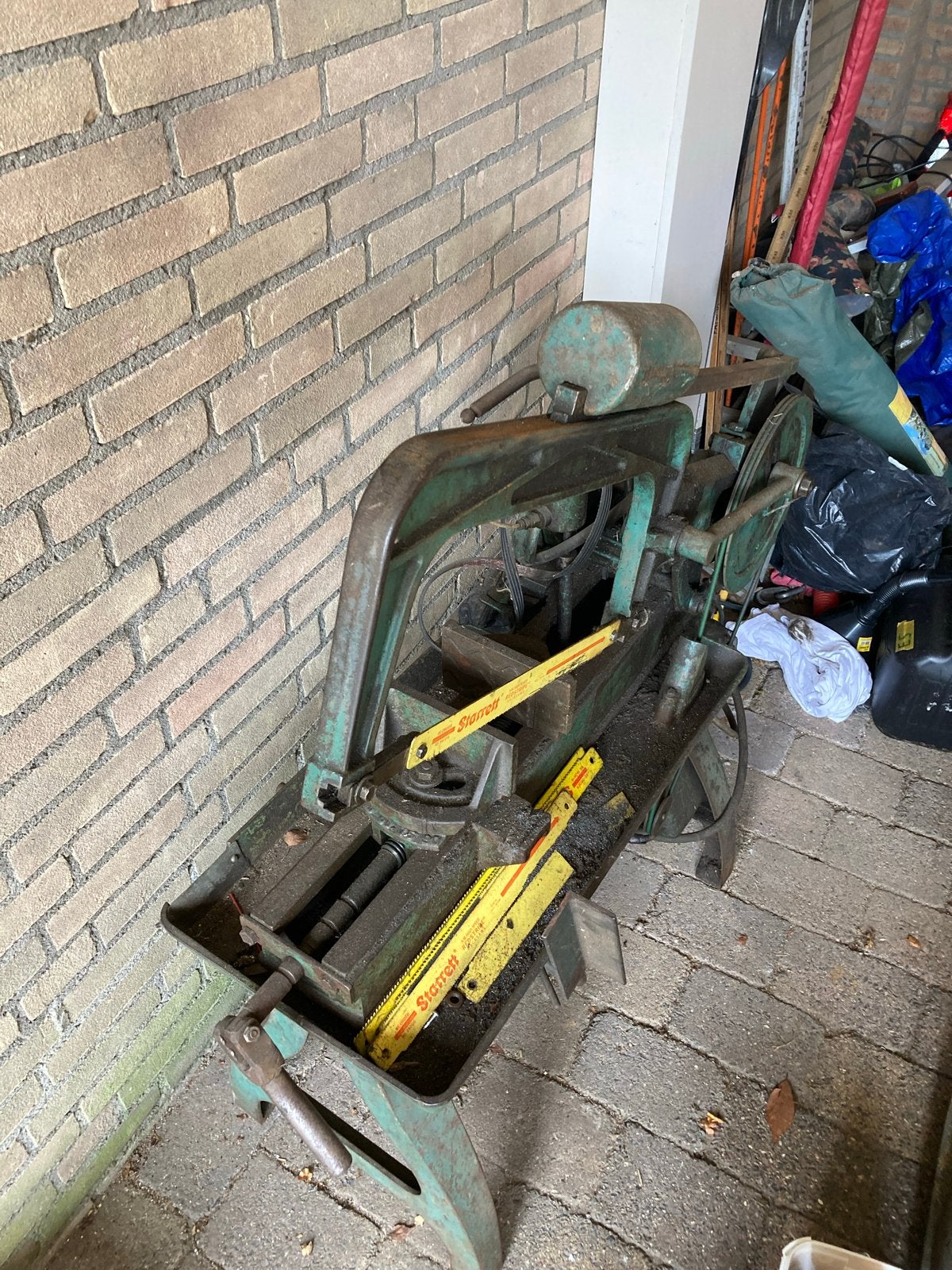 Bewo beugelzaagmachine., Gebruikt, 70 mm of meer, Ophalen of Verzenden, Lintzaag