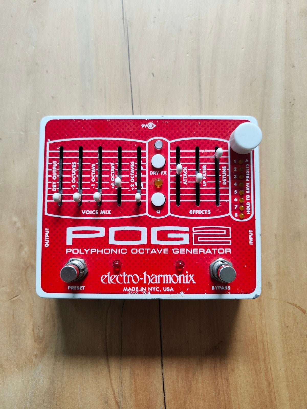 Electro-Harmonix POG2 Polyphonic Octave Generator, Ophalen of Verzenden, Gebruikt, Overige typen