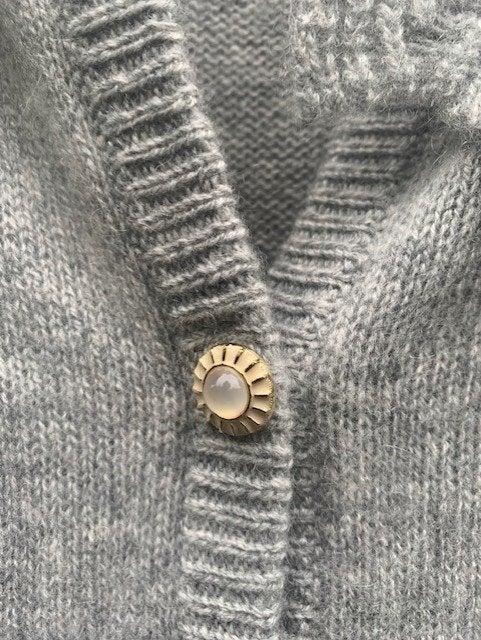 Odd Molly 100 procent cashmere vest M grijs broderie nieuw, Ophalen of Verzenden, Nieuw, Grijs
