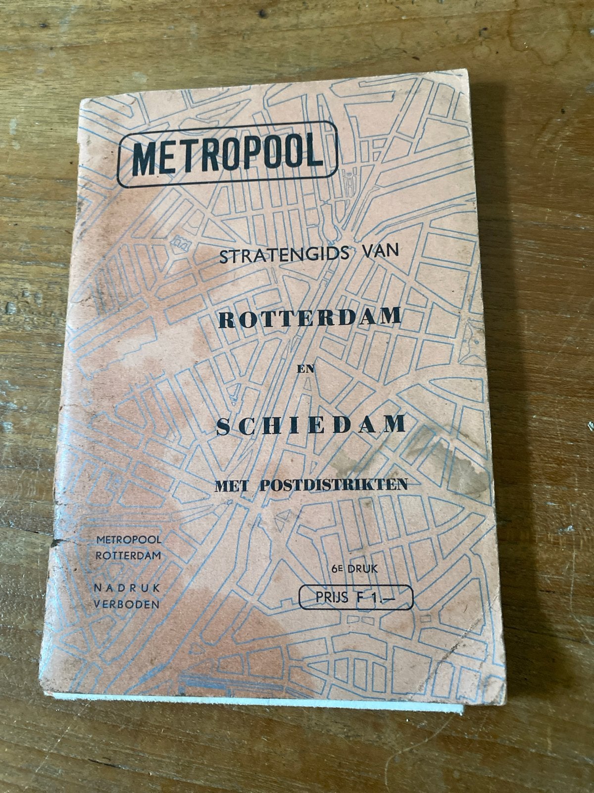 Metropool Stratengids Rotterdam en Schiedam (6e druk), Overige atlassen, 1800 tot 2000, Nederland, Ophalen