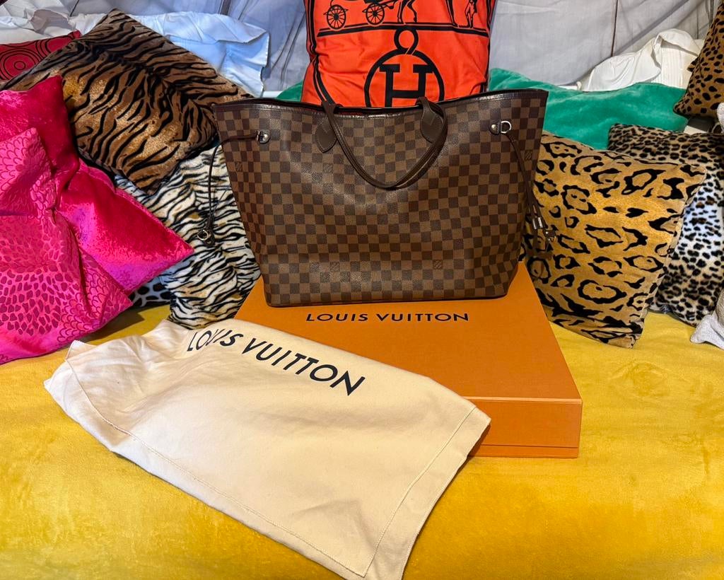Legit LV neverfull big size, Motoren, Ophalen of Verzenden, Gebruikt