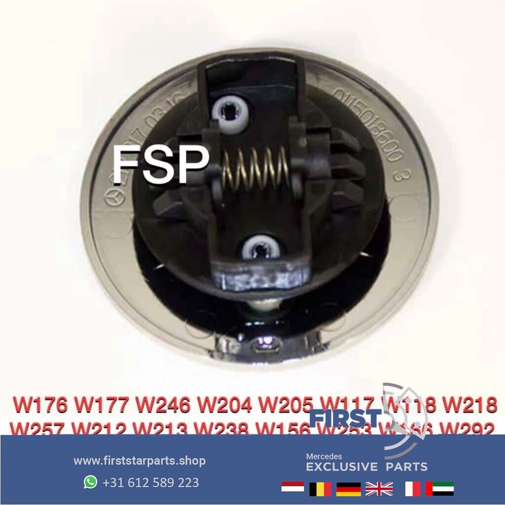 Mercedes MOTORKAP LOGO BLAUW EMBLEEM W176 W177 W246 W247 W11, Gebruikt, -, Ophalen of Verzenden, -