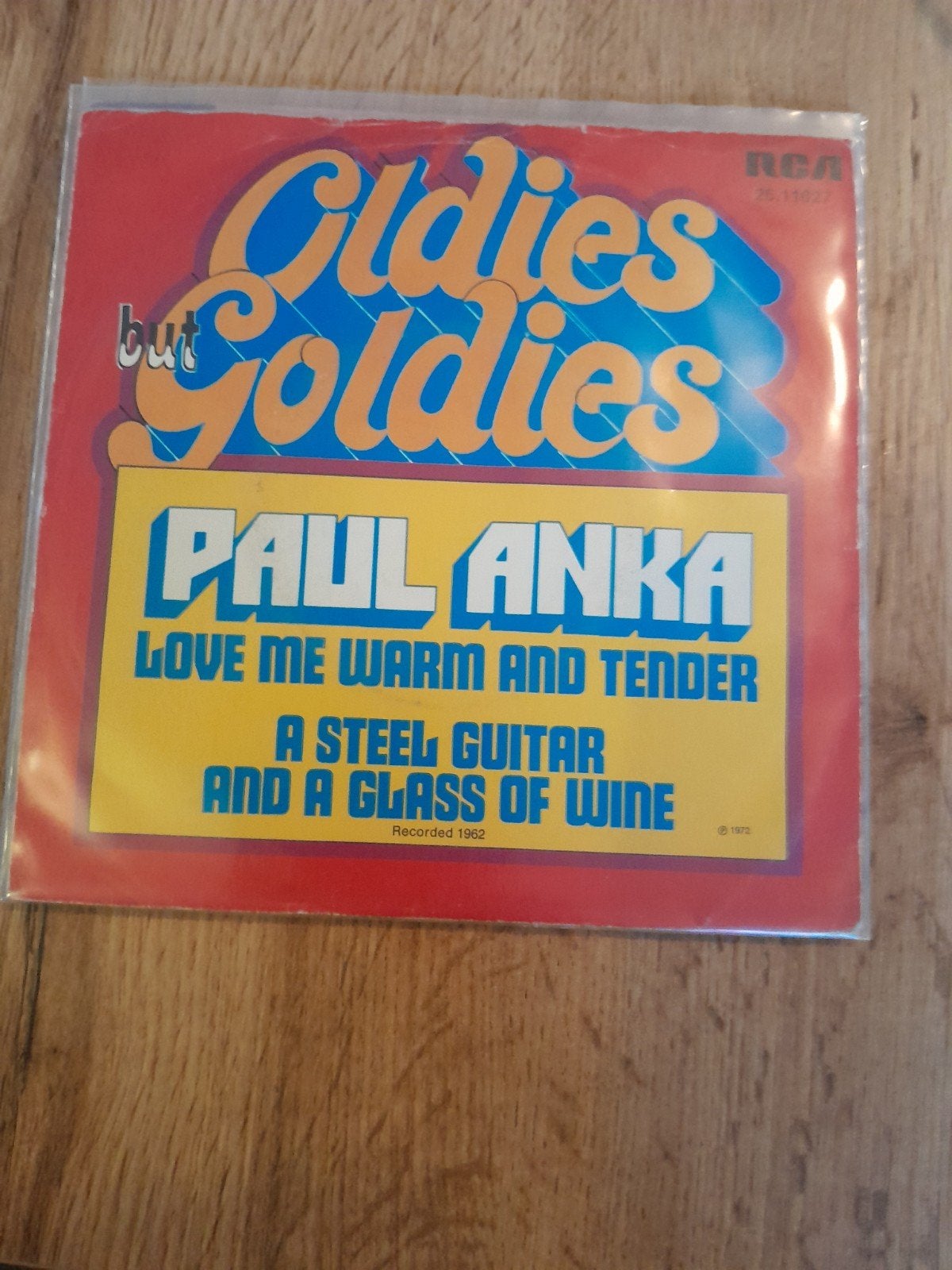 Paul anka 7inch love me warm and tender, Ophalen of Verzenden, Zo goed als nieuw, Pop