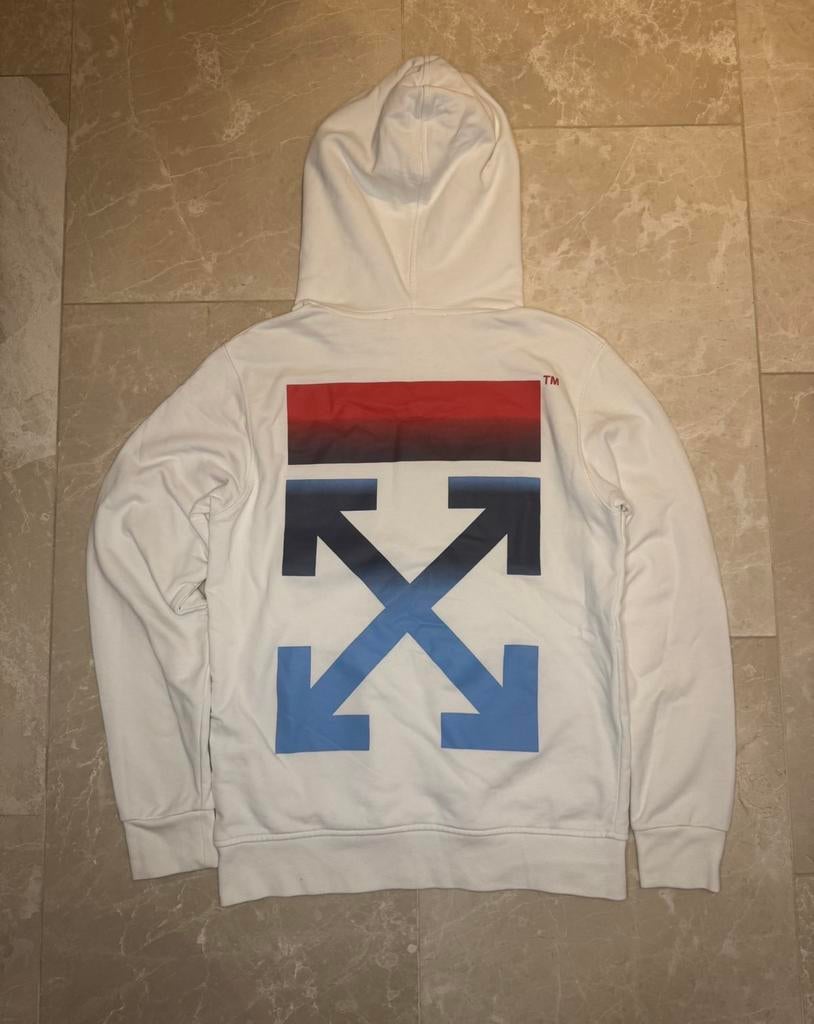 Off-White Red Arrow White Hoodie, Kleding | Heren, Truien en Vesten, Ophalen of Verzenden, Zo goed als nieuw, Maat 46 (S) of kleiner