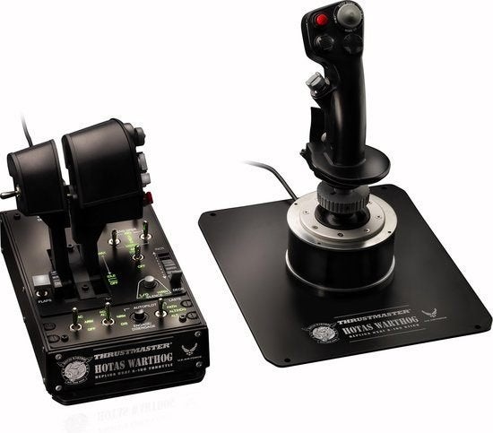 Hotas Warthog joystick, Computers en Software, Joysticks, Zo goed als nieuw, Ophalen