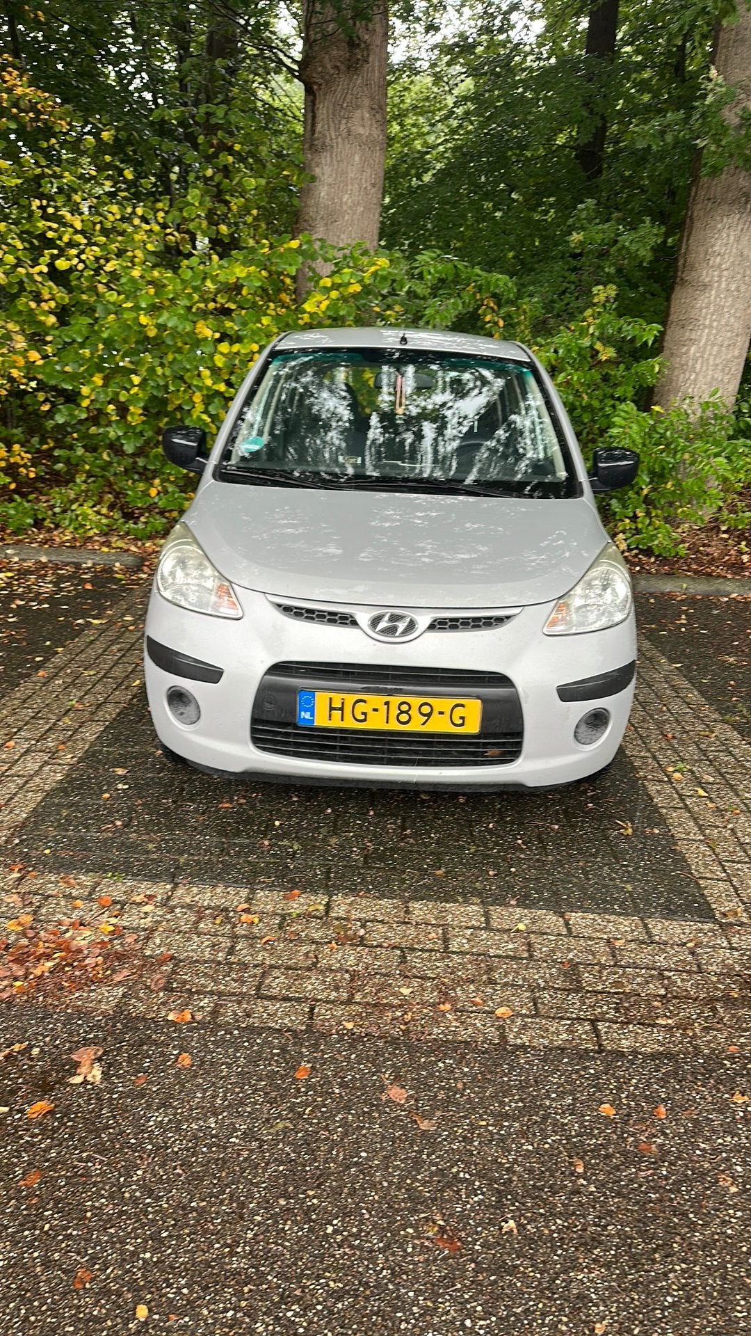 Hyundai i10 1.1 I 5DR 2008 Grijs, Auto's, Voorwielaandrijving, 31 €/maand, 4 cilinders, 400 kg