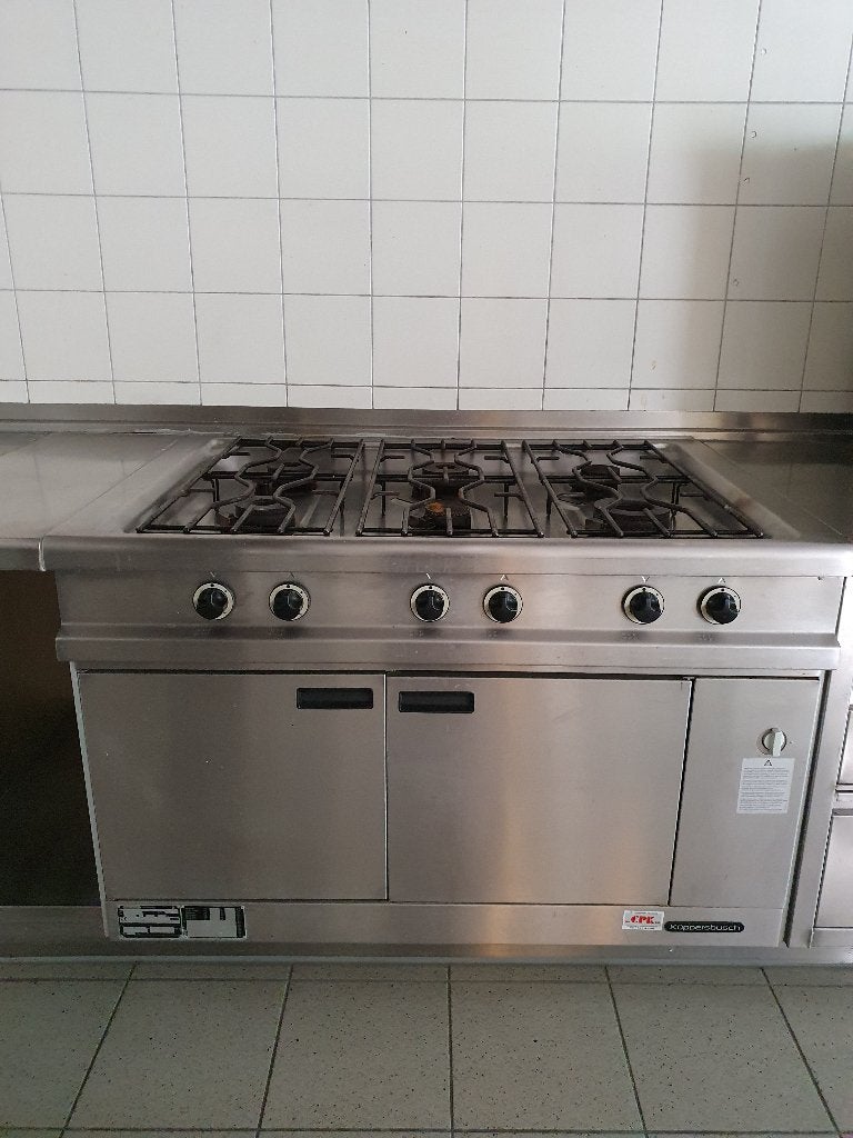 Gasvuur Horeca, Ophalen, Gebruikt, 60 cm of meer, Gas