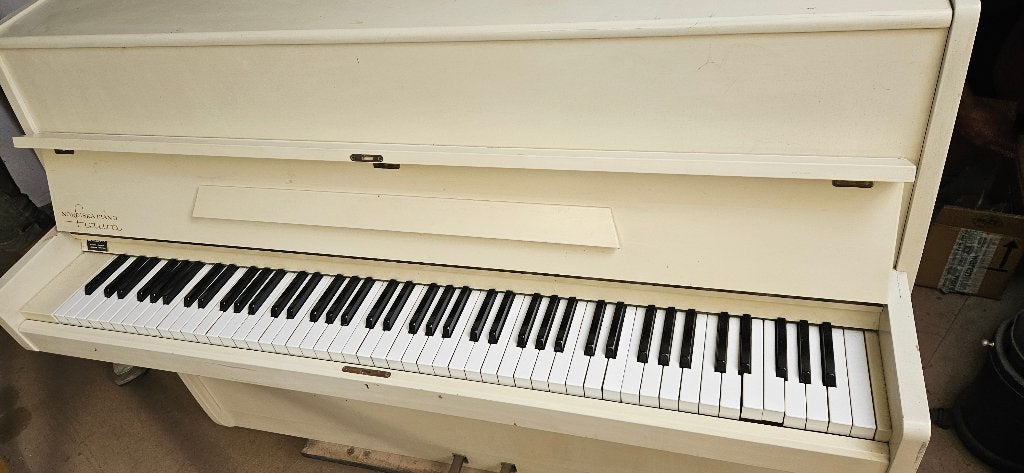 Piano, Ophalen, Gebruikt, Wit, Piano