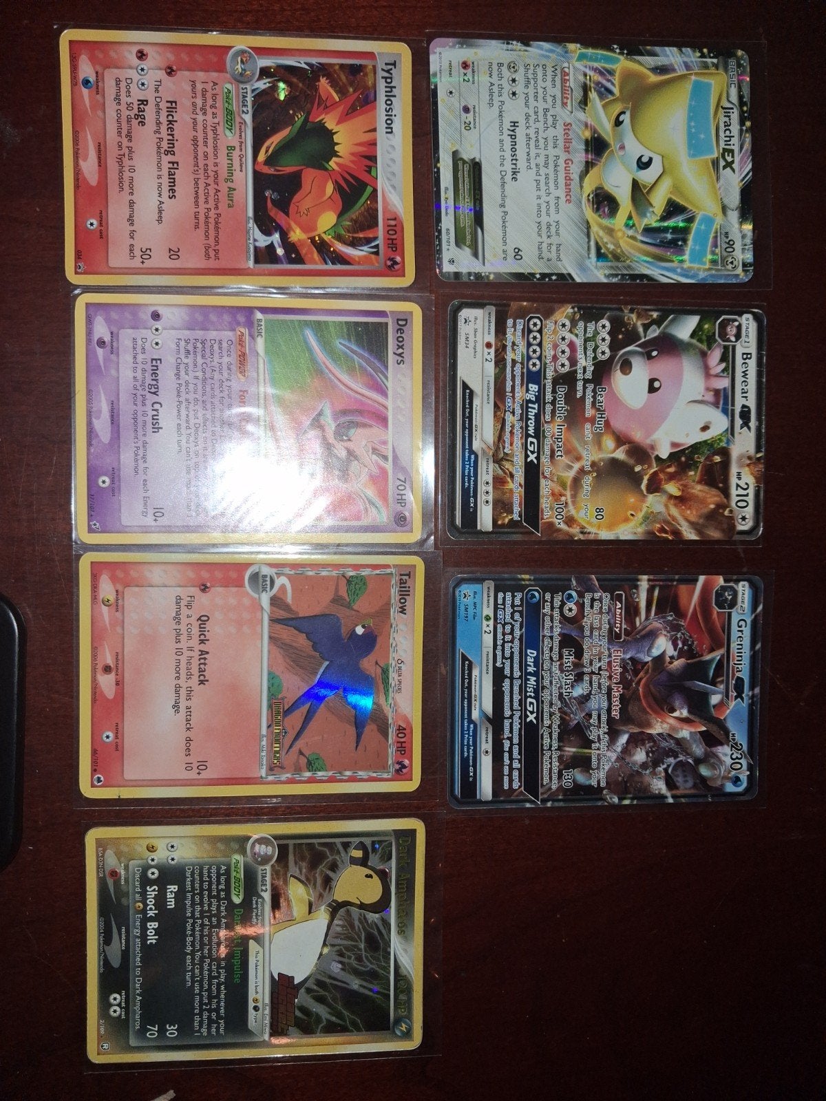 Vintage Pokémon kaarten: 2 Stamped, EX, GX, Deoxys, Holo's, Ophalen of Verzenden, Zo goed als nieuw, Meerdere kaarten, Foil