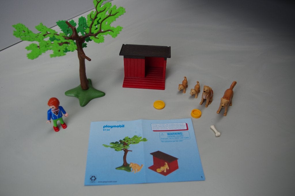 Playmobil Golden Retreivers met Puppy's (6134), Complete set, Overige typen, Ophalen of Verzenden, Zo goed als nieuw