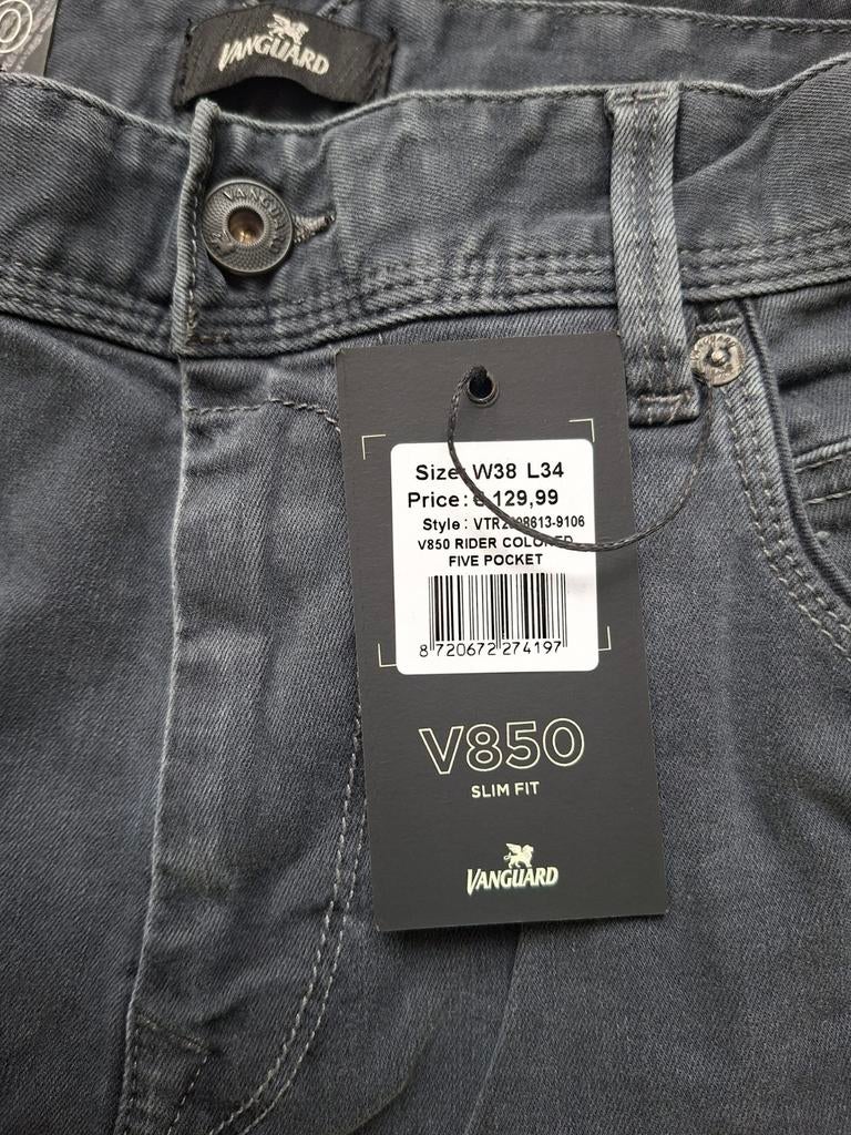 VANGUARD V850 slimfit jeans W38 L34, W36 - W38 (confectie 52/54), Blauw, Nieuw, Ophalen of Verzenden