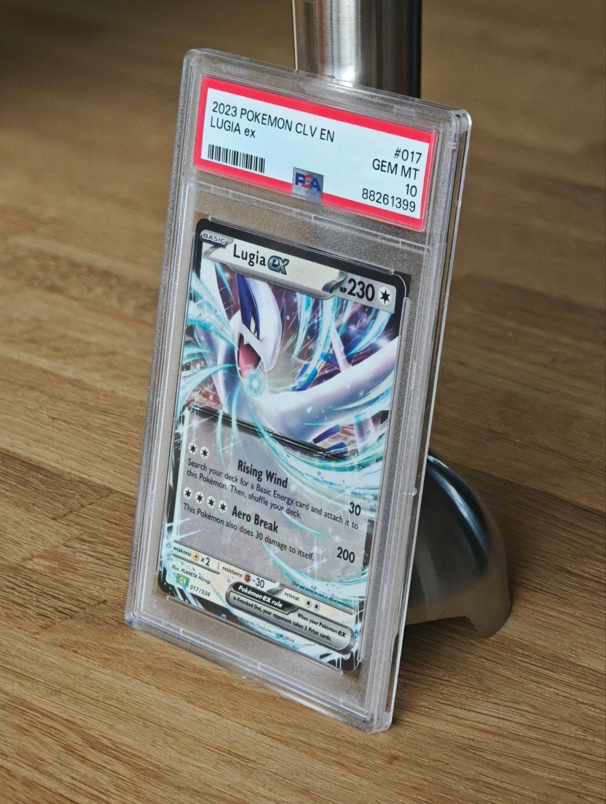 Lugia EX #17 PSA 10 - Pokemon TCG Classic Venusaur Deck, Ophalen of Verzenden, Zo goed als nieuw, Losse kaart