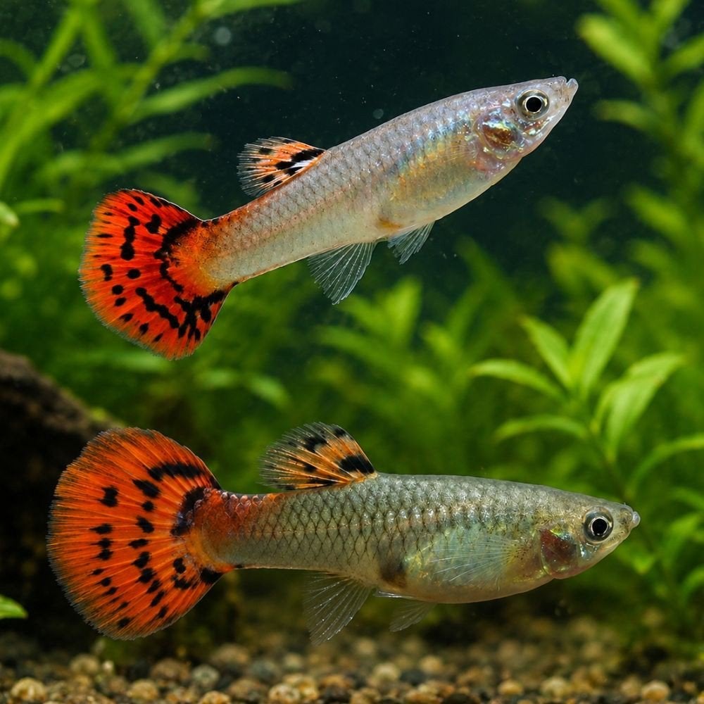 Guppies for sale 1.00 euros each