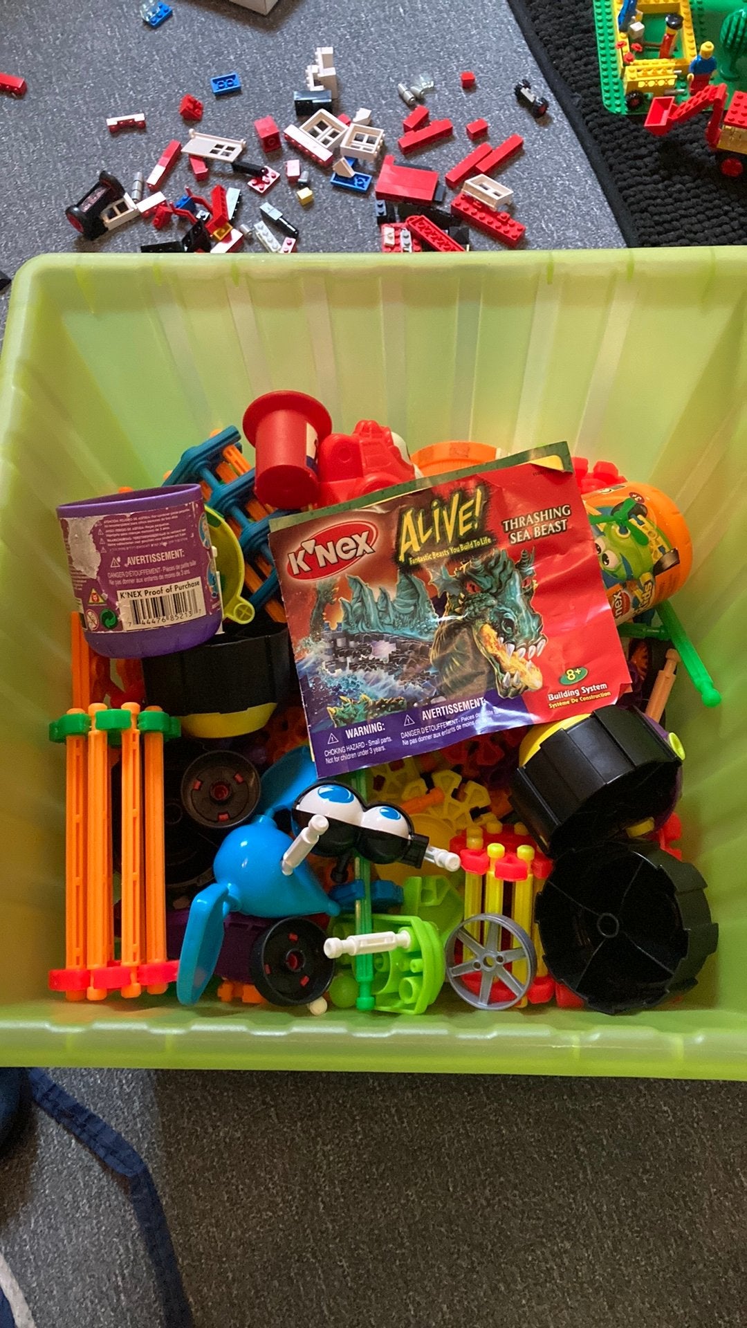 Grote partij K'nex, Kinderen en Baby's, Speelgoed | Bouwstenen, Ophalen, Gebruikt, K'nex