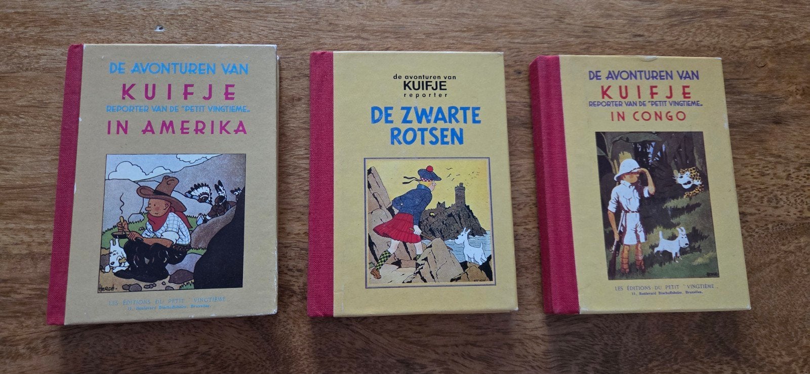 Kuifje Pocket Strips: In Amerika, De Zwarte Rotsen, In Congo, Boeken, Meerdere stripboeken, Ophalen of Verzenden, Gelezen