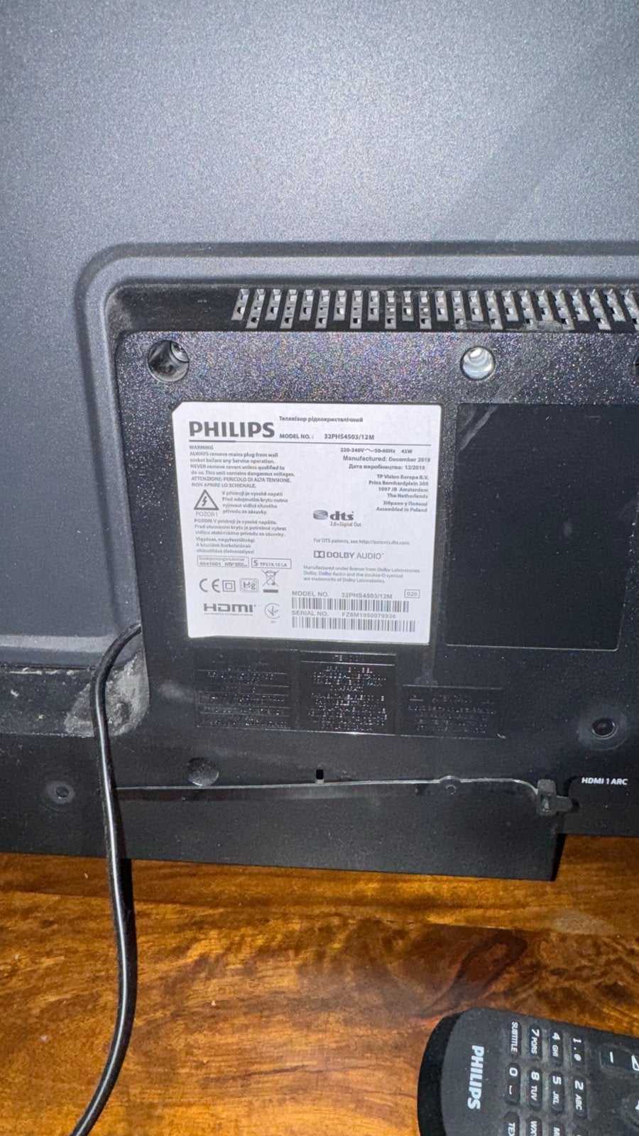 Philips 32 inch HD Ready TV - Model 32PHS4503/12, Ophalen, Philips, LED, 50 Hz