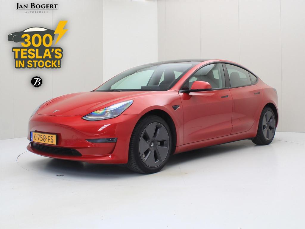 Tesla Model 3 Long-Range AWD 351pk 75 kWh 88% SoH FACELIFT [, Auto's, Tesla, Automaat, Gebruikt, Zwart, Origineel Nederlands