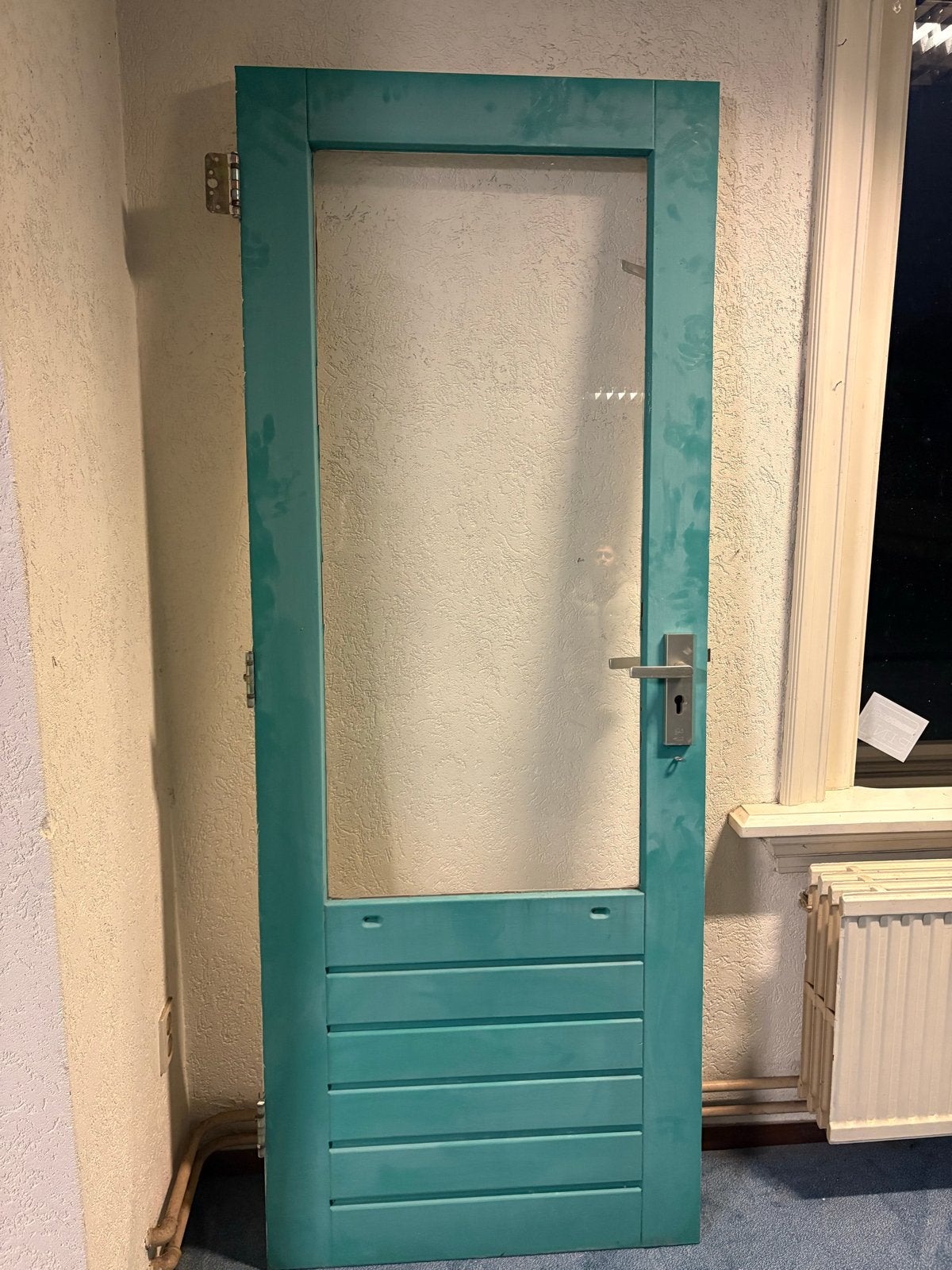 Buitendeur, enkel glas, Ophalen, Gebruikt, 80 tot 100 cm, Binnendeur