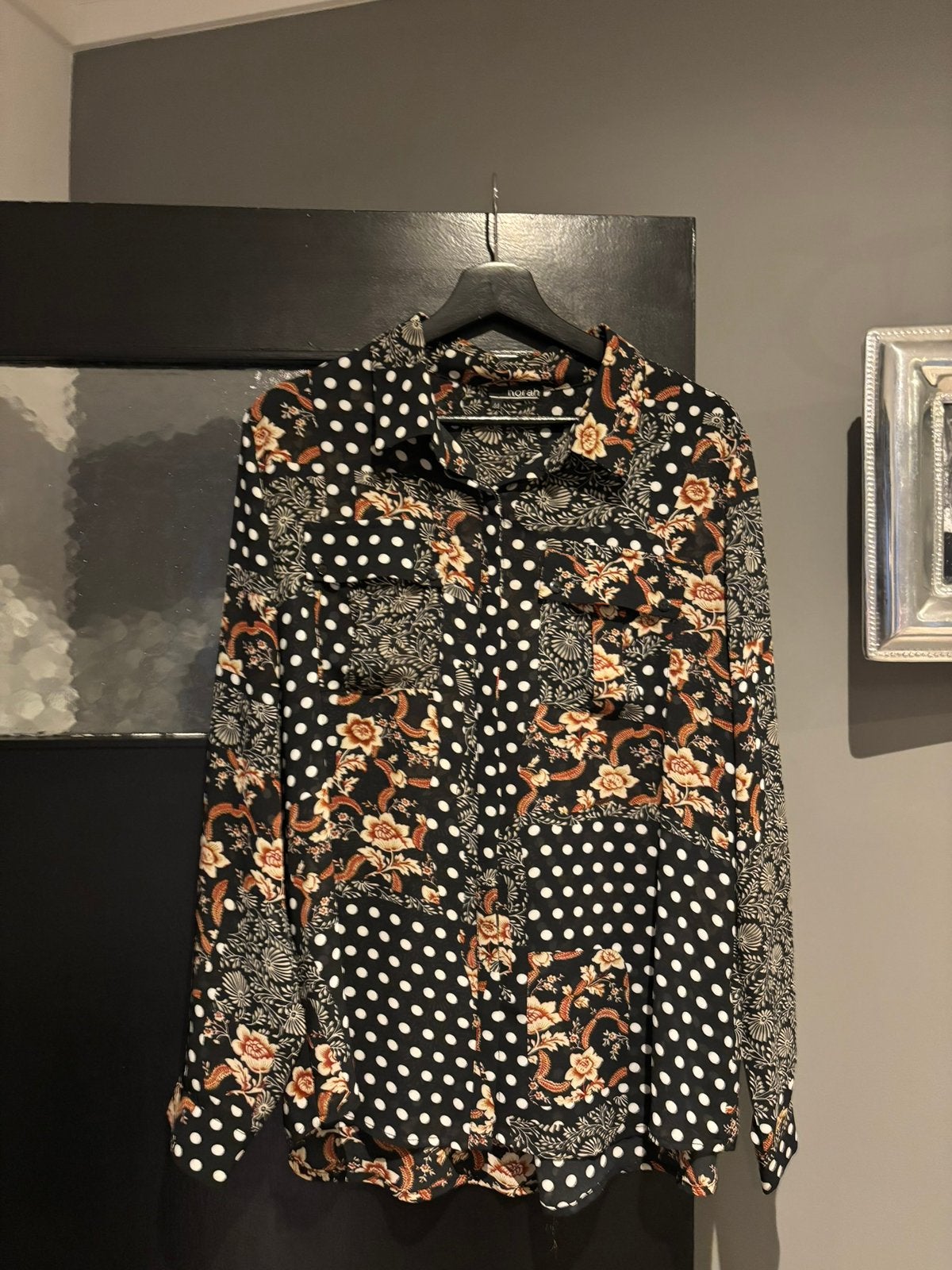 Norah blouse maat 44, Verzenden, Zo goed als nieuw, Maat 42/44 (L), Bruin
