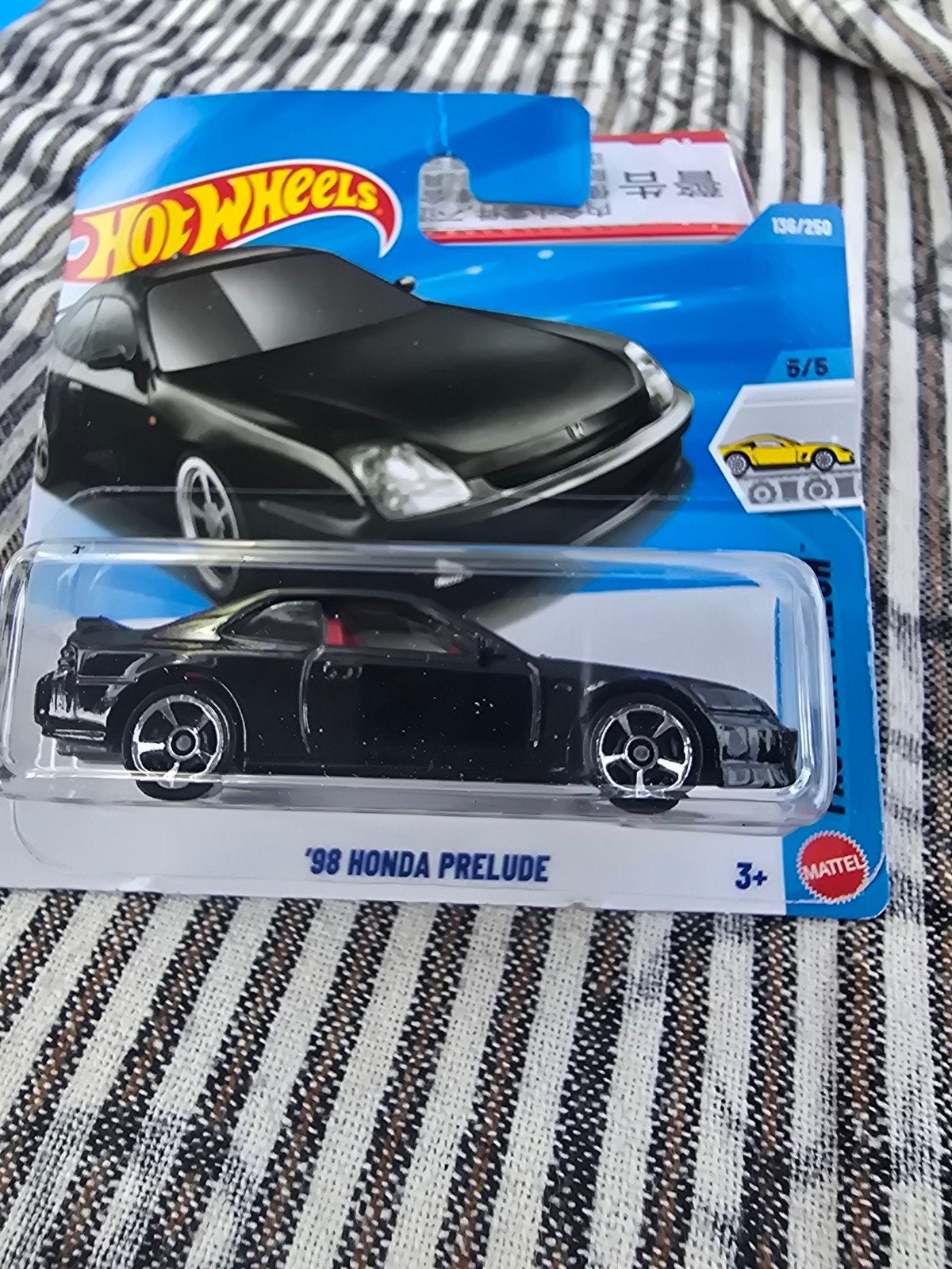 Hot Wheels '98 Honda Prelude Zwart - Nieuw in verpakking, Ophalen of Verzenden