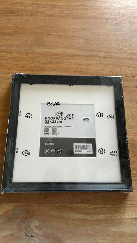 Ikea fotolijst Knoppang zwart nieuw, Ophalen, Nieuw