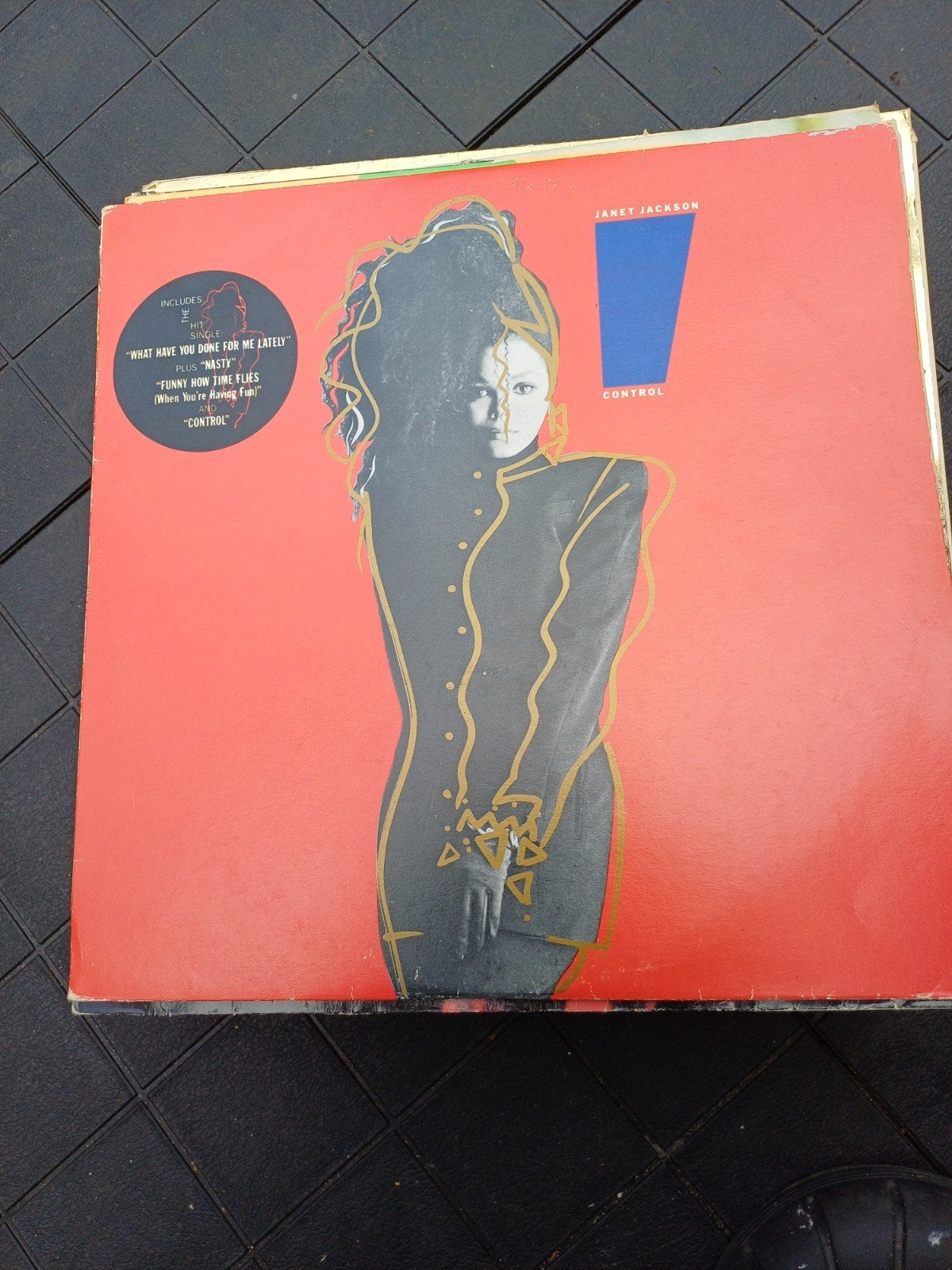Elpee Janet Jackson control, Ophalen, Gebruikt, 12 inch