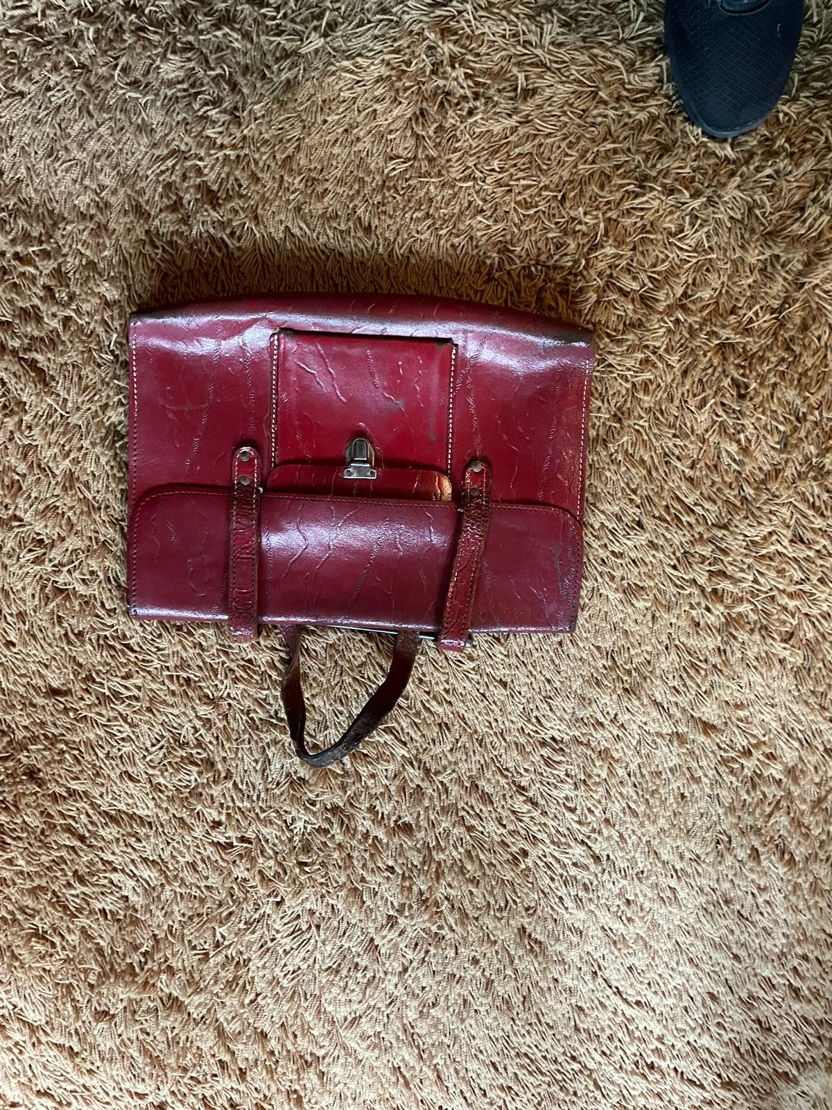 Vintage schooltasje, Ophalen of Verzenden, Gebruikt