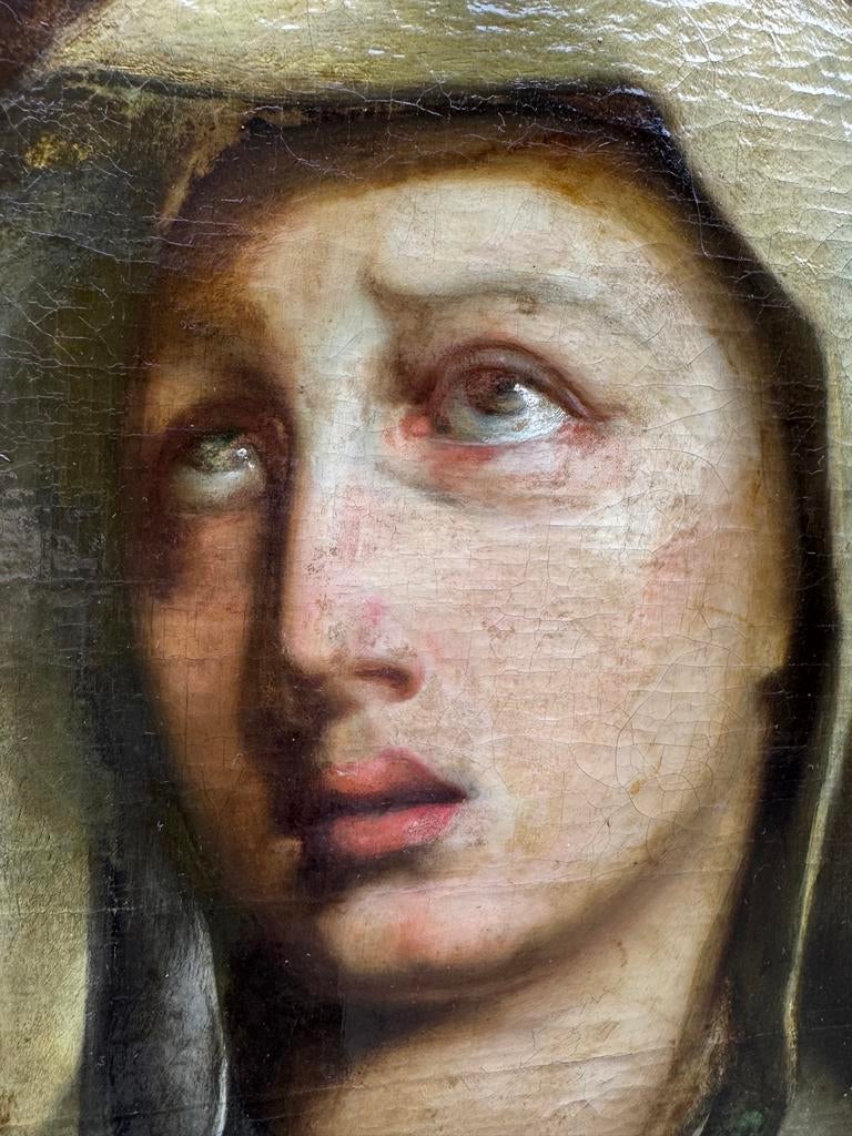 Oud Meesterlijk Schilderij: Huilende Maria, Antiek en Kunst, Kunst | Schilderijen | Klassiek, Ophalen