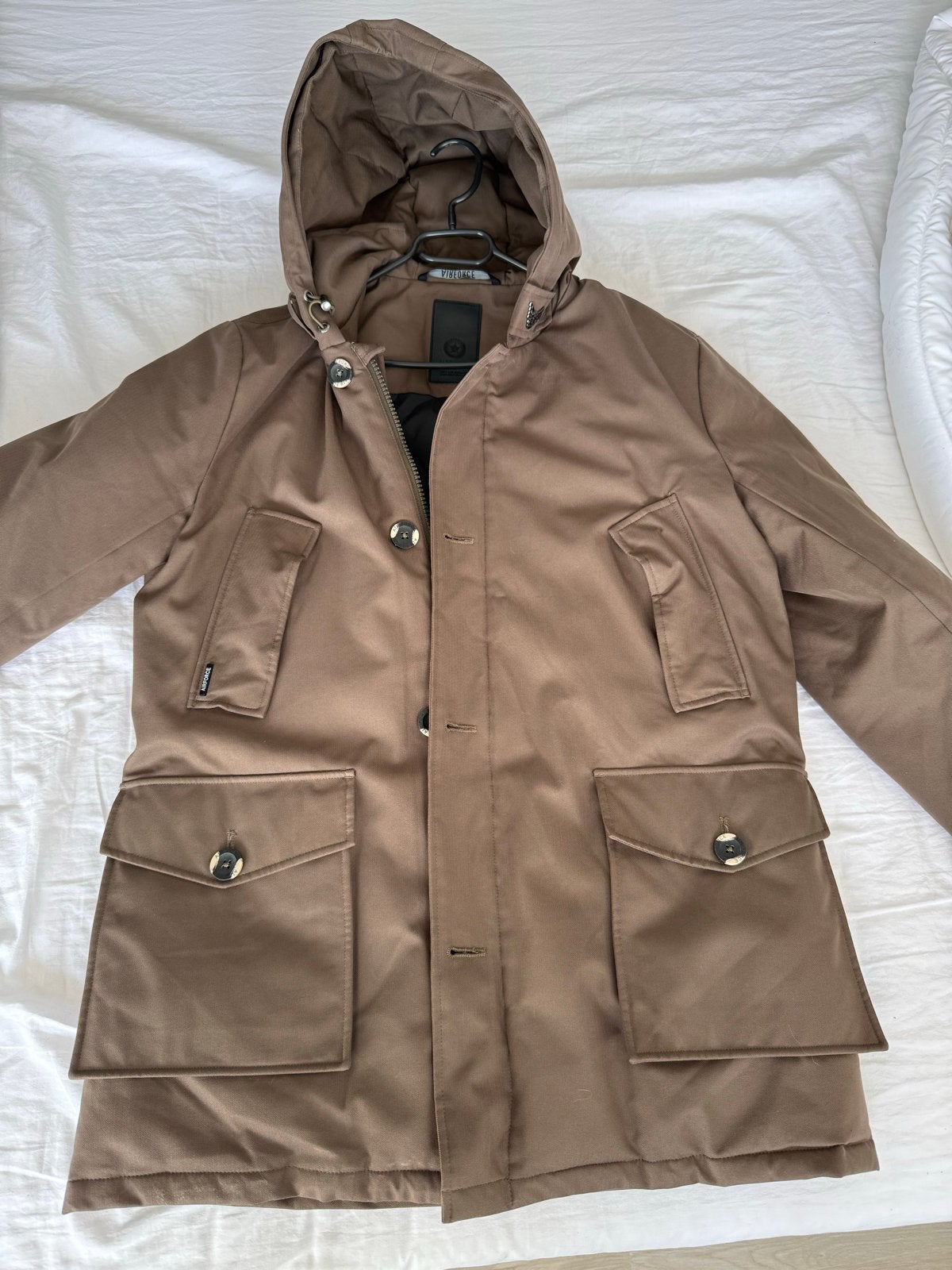 Olijfgroene Airforce jas - maat L, Kleding | Heren, Ophalen of Verzenden, Zo goed als nieuw, Maat 52/54 (L), Groen
