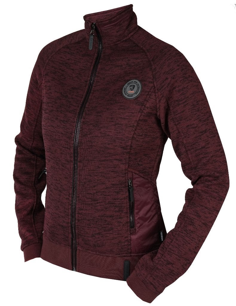 Raisin bordeaux Horka Muskoka vest XS en L, Dames, L, Ritssluiting, Nieuw