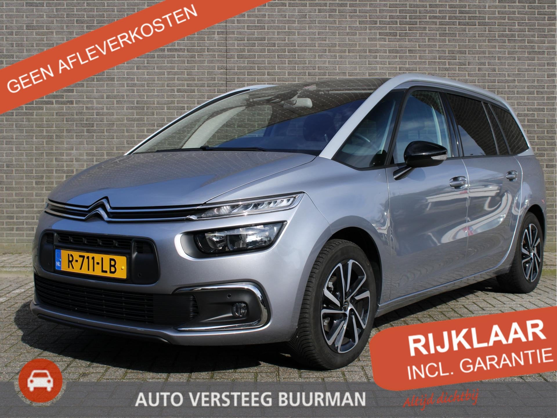 Citroën Grand C4 Spacetourer 1.2 PureTech Shine Automaat 7, Auto's, 12 maanden, 15 km/l, Gebruikt, 680 kg