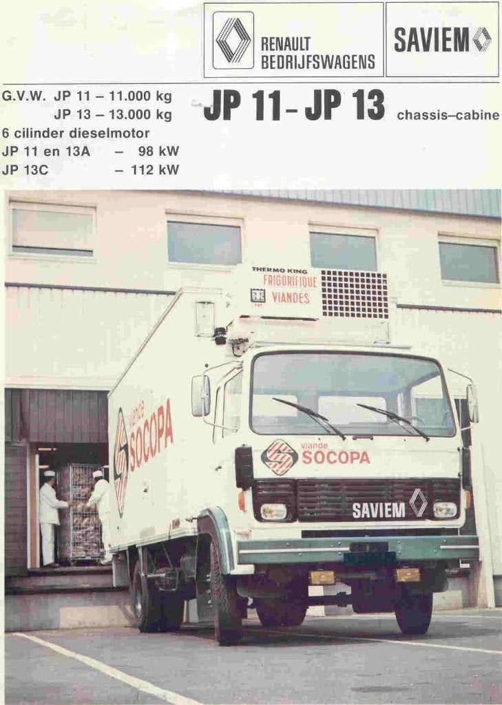 Saviem JP 11 / JP 13 (1978), Ophalen of Verzenden, Nieuw, Overige merken