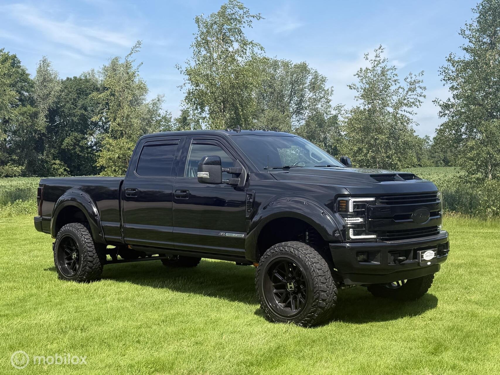 Ford USA F250 6.7 V8 Powerstroke Diesel | 4X4 | BDS/Fox Lift, Auto's, Automaat, Gebruikt, 6700 cc, Zwart