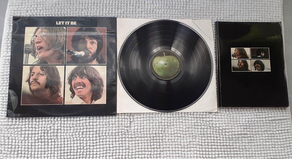 Beatles Let It Be PCS 7096  UK 3U/3U with “Get Back Book”, Boxset, Gebruikt, Pop, Ophalen of Verzenden
