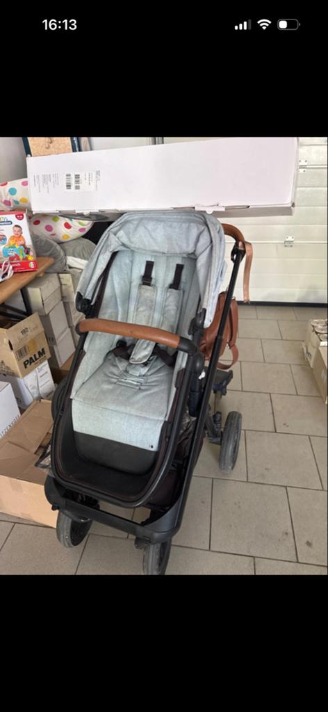 Dubatti One Combiwagen 0-6 jaar incl. Accessoires, Gebruikt, Verstelbare duwstang, Combiwagen, Ophalen