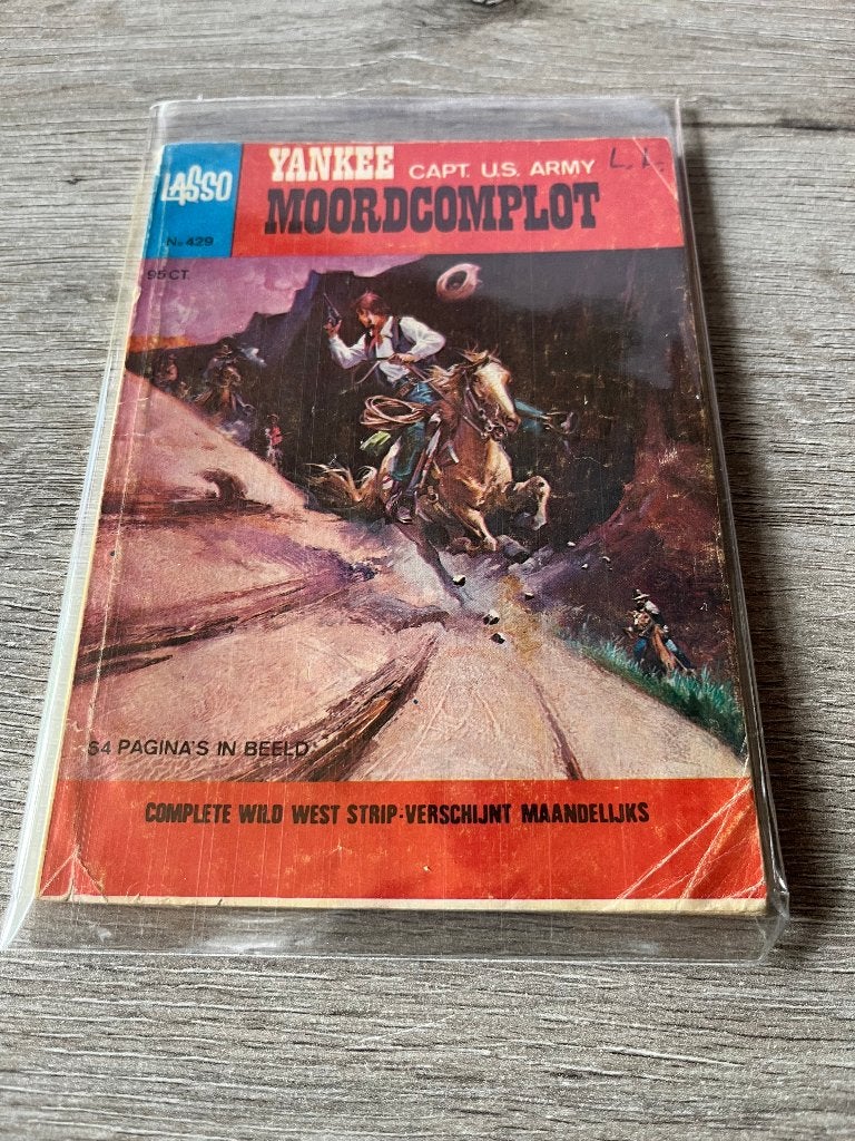 Lasso 429 Moordkomplot, Eén stripboek, Ophalen of Verzenden, Gelezen