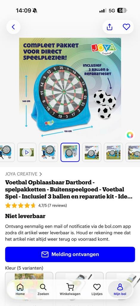 Voetbal dartboard nieuw Factuur aanwezig, Verzamelen, Ophalen of Verzenden, Nieuw, Buitenlandse clubs, Shirt