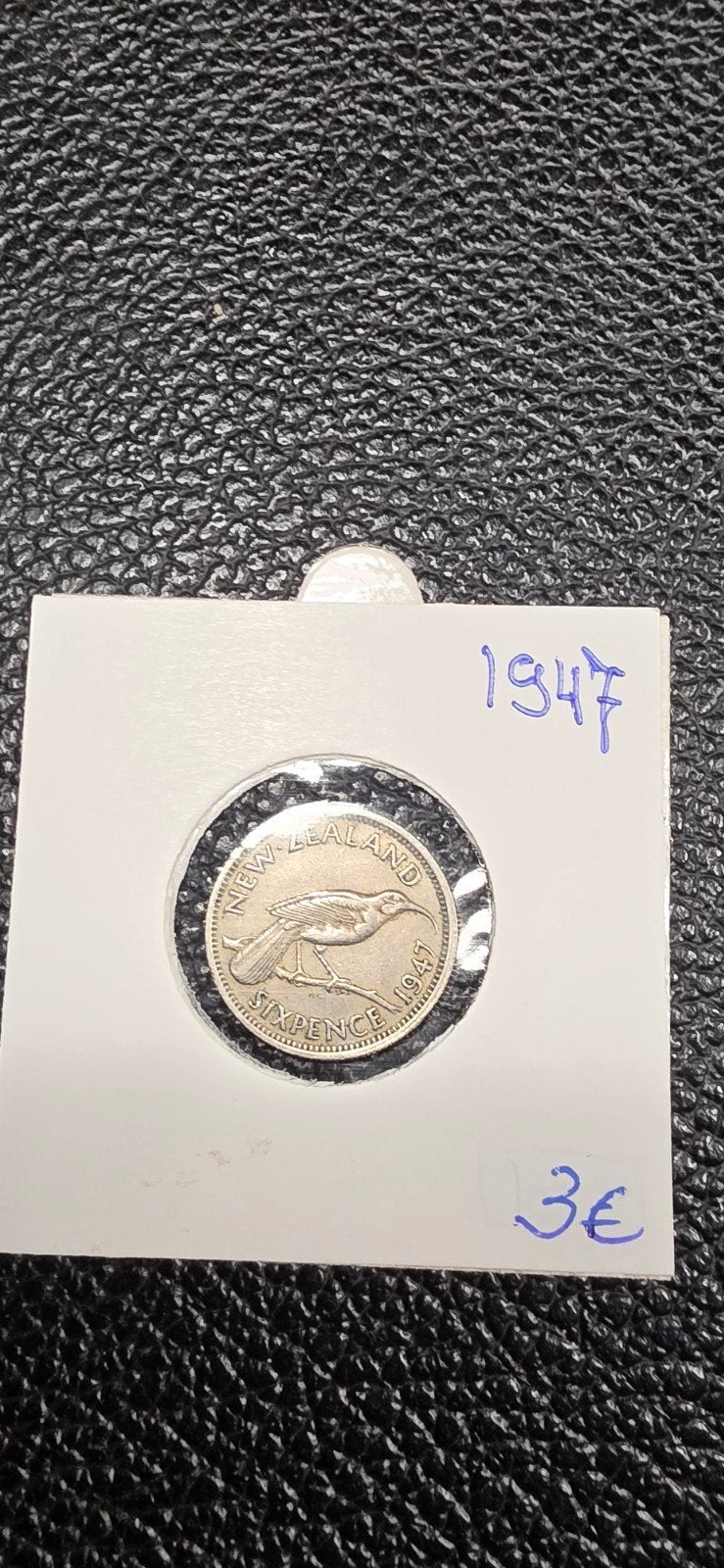 new-zeeland six pence 1947, Ophalen of Verzenden
