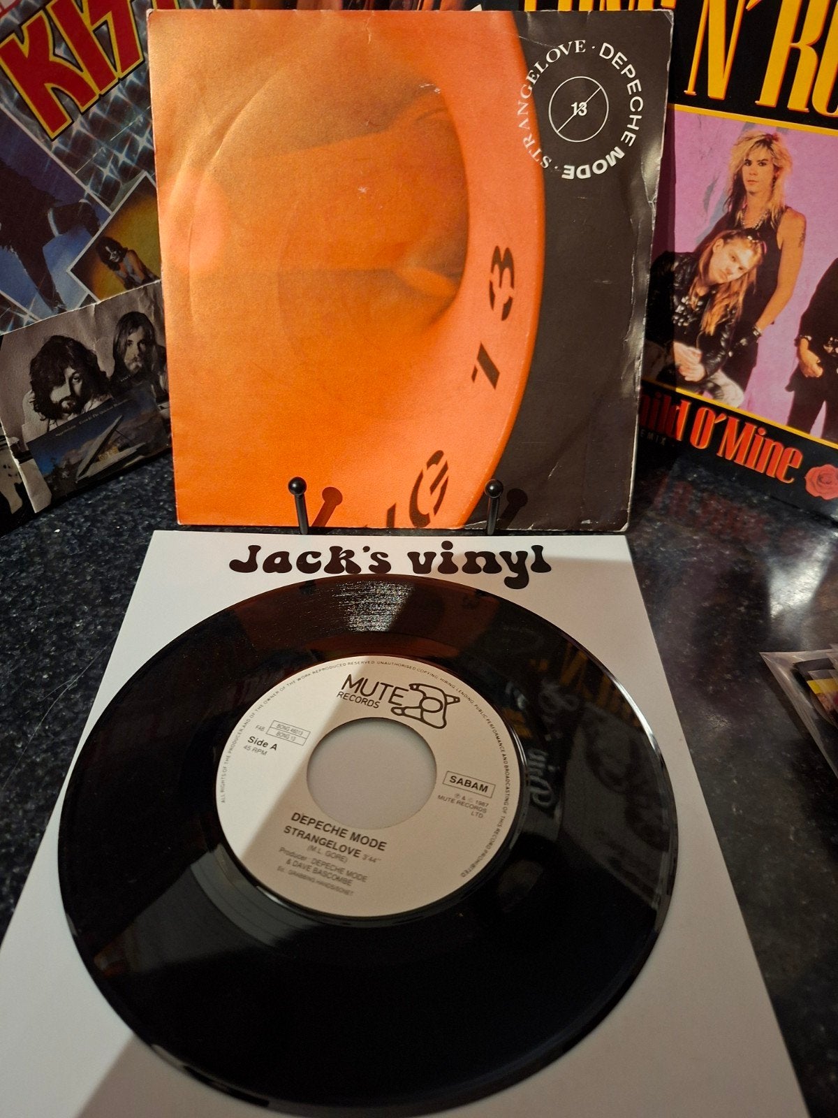 Depeche Mode - Strangelove 7 inch vinyl single 1982, Gebruikt, 7 inch, Ophalen of Verzenden, Beschermende buitenhoes