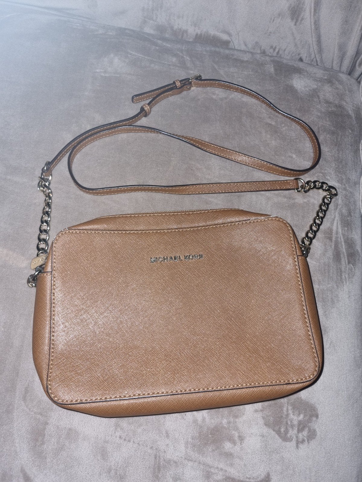 Michael Kors Schoudertasje - Bruin, Ophalen of Verzenden